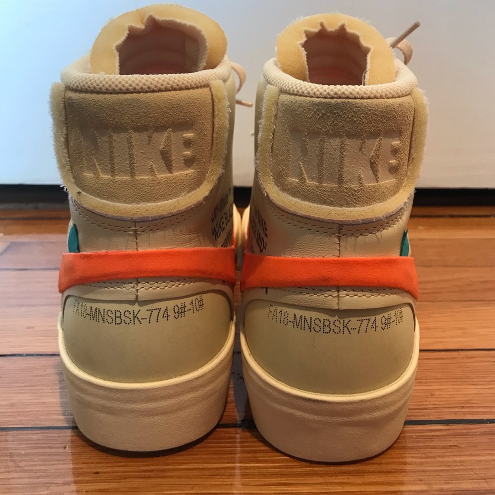 NEW Nike OFF-WHITE x Blazer Mid 'All Hallows Eve’ - Picture 2 of 7